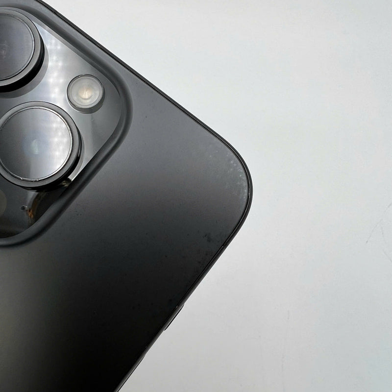 iPhone 15 Pro 256GB Black 98% battery 87% International from AU (Do not use AU sim - scratched paint edges, dark back, 0.5x/3x spots) - HH7140 