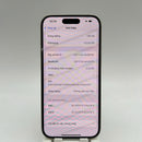 iPhone 15 128GB Gold 98% battery 86% International from DCM (No DCM sim - scratched screen, scratched edges) - HH4780 