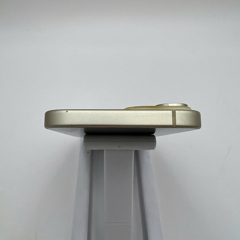 iPhone 15 128GB Gold 98% battery 86% International from DCM (No DCM sim - scratched screen, scratched edges) - HH4780 