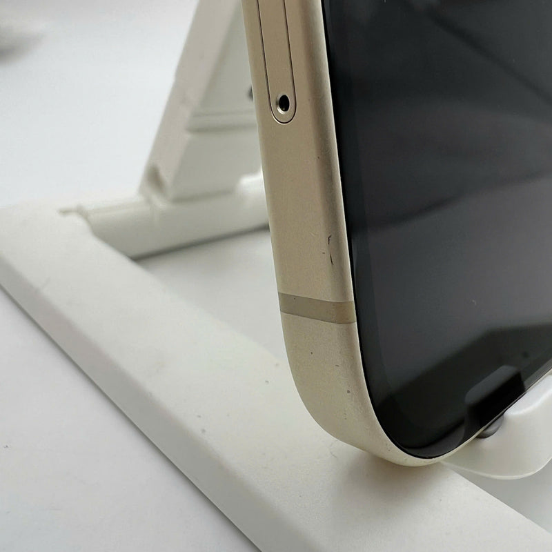 iPhone 15 128GB Gold 98% battery 86% International from DCM (No DCM sim - scratched screen, scratched edges) - HH4780 