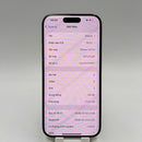 iPhone 15 Pro 128GB Natural 98% battery 86% International from DCM (No DCM sim - 0.5x spots, scratched edges, scratched orange edges) - HH7932 