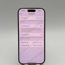 iPhone 15 Pro 128GB Natural 98% battery 86% International from DCM (No DCM sim - 0.5x spots, scratched edges, scratched orange edges) - HH7932 