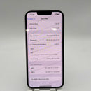 iPhone 14 128GB Purple 98% battery 85% International from SB (No SB sim - chipped edge, 1x spot, scratched orange edge) - HH9394 