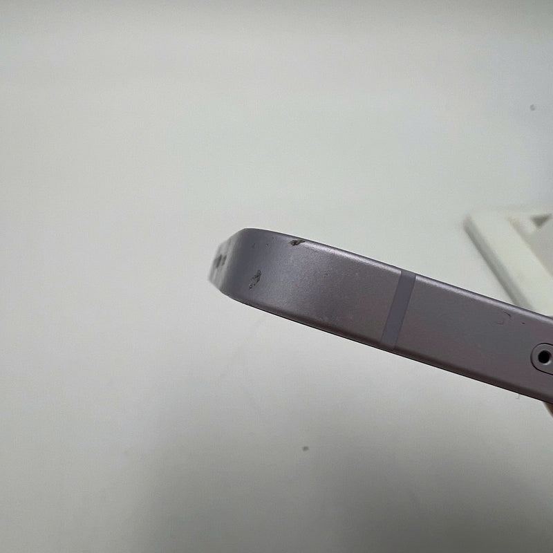 iPhone 14 128GB Purple 98% battery 85% International from SB (No SB sim - chipped edge, 1x spot, scratched orange edge) - HH9394 
