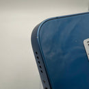 iPhone 13 128GB Blue 98% battery 87% International from SB (No SB sim - scratched edges, dented edges) - HH7225 