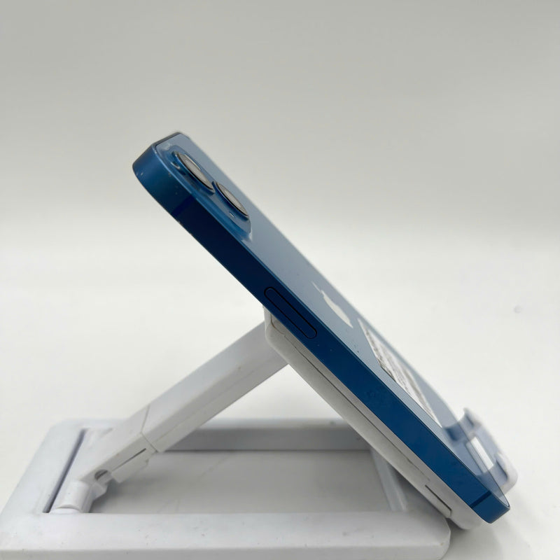 iPhone 13 128GB Blue 98% battery 87% International from SB (No SB sim - scratched edges, dented edges) - HH7225 