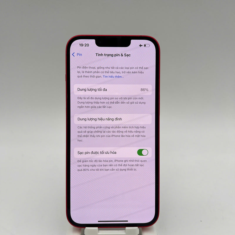 iPhone 14 256GB Red 98% battery 86% The device has paid off all network bills and is used like an Apple International (scratched paint on the edge) - HH8869 