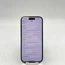 iPhone 15 128GB Black 98% battery 92% International from SB (No SB sim) - HH1485 