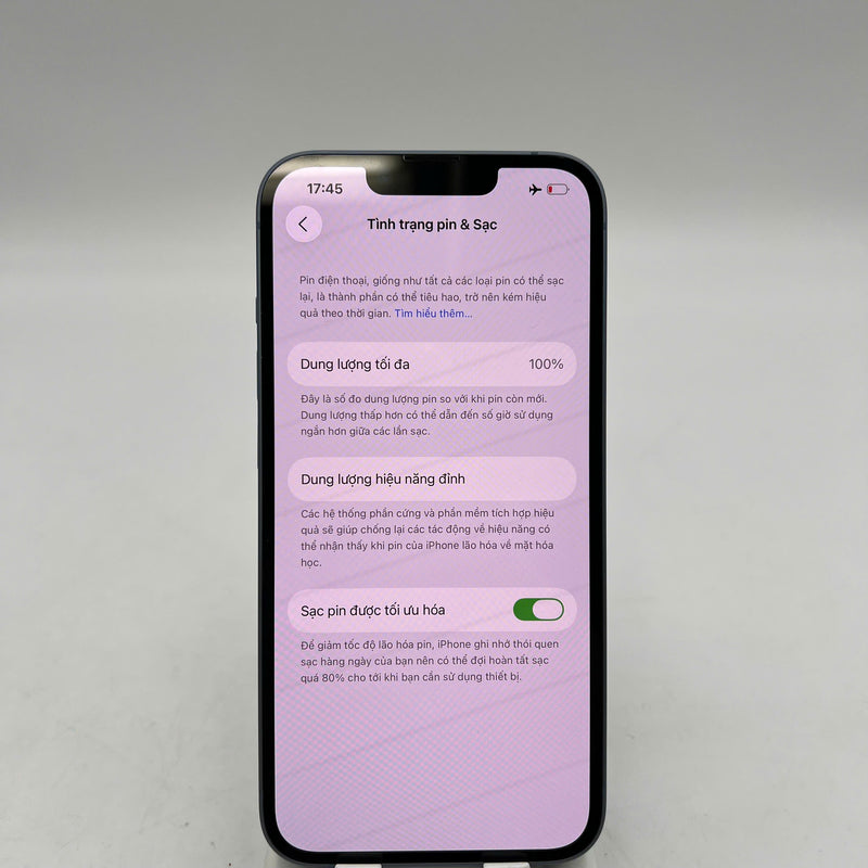 iPhone 14 128GB Blue 98% battery 100% Apple International (Battery replaced) - HH7785 