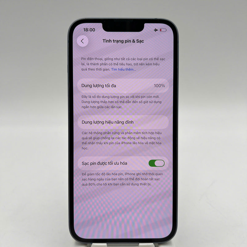 iPhone 14 256GB Blue 98% battery 100% Apple International (Replaced battery, dark edges, scratches on edges) - HH1939 