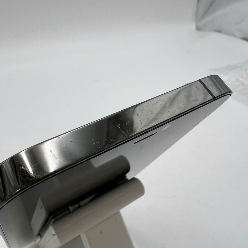 iPhone 12 Pro Max 128GB Black 98% battery 100% The device has paid all network fees and is used like Apple International (Battery replaced, dented, scratched edges, dark back) - HH0441 