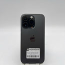 iPhone 14 Pro 128GB Black 98% battery 100% International from AU (No AU sim used - Battery replaced, scratches on edges, 3x spots) - HH1572 