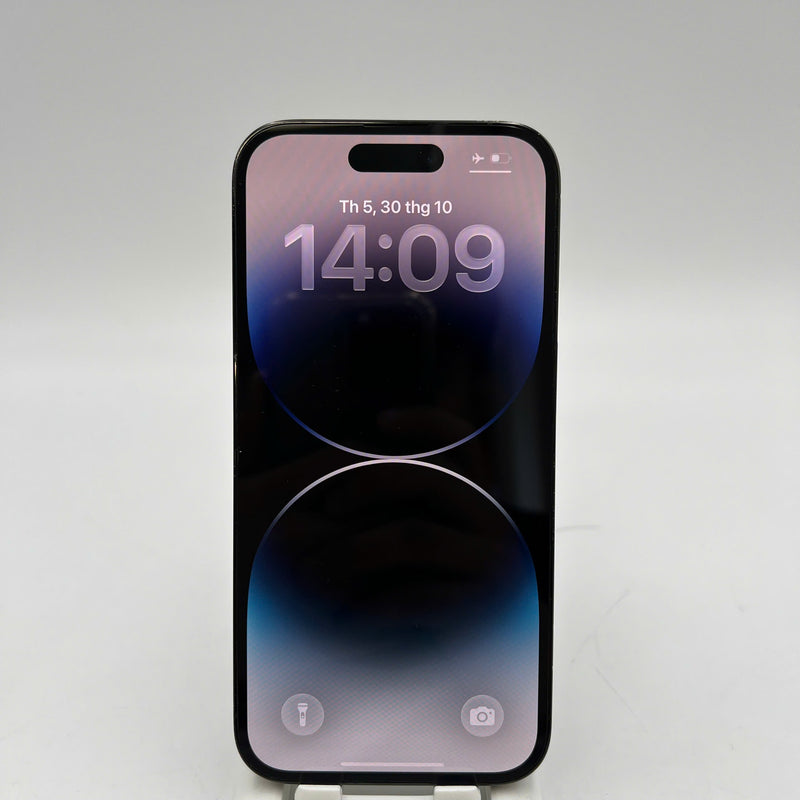 iPhone 14 Pro 128GB Black 98% battery 100% International from AU (No AU sim used - Battery replaced, scratches on edges, 3x spots) - HH1572 