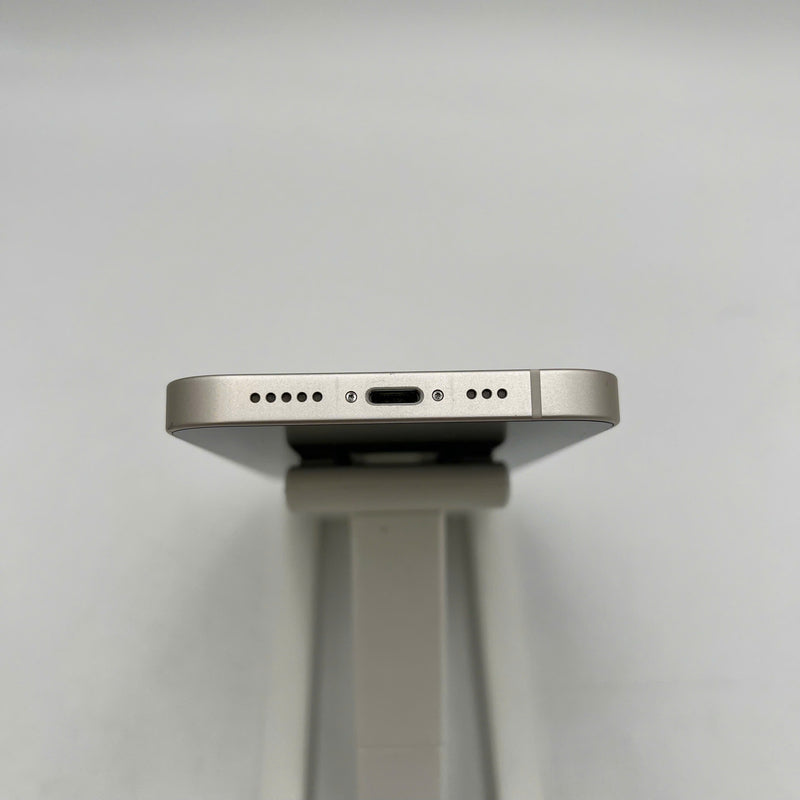 iPhone 14 128GB White 98% battery 100% Apple International (Replaced battery, chipped edge) - HH0133 