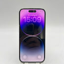 iPhone 14 Pro 128GB Purple 98% battery 100% International from DCM (No DCM sim used - Battery replaced, 0.5x/3x spots, scratches on orange edge, scratches on paint edge - HH4287 