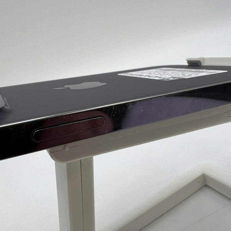 iPhone 14 Pro 128GB Purple 98% battery 100% International from DCM (No DCM sim used - Battery replaced, 0.5x/3x spots, scratches on orange edge, scratches on paint edge - HH4287 