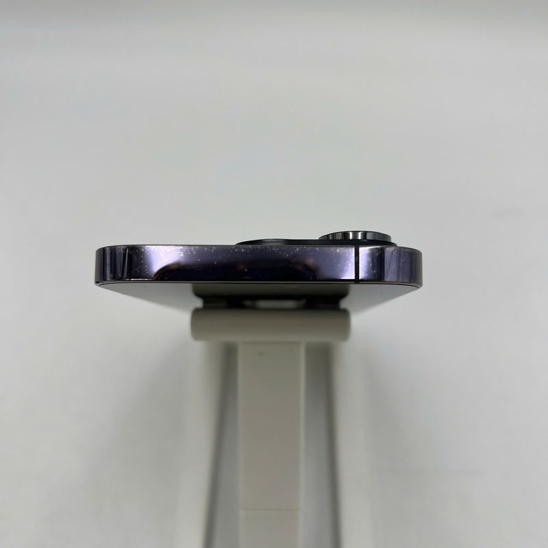 iPhone 14 Pro 128GB Purple 98% battery 100% International from DCM (No DCM sim used - Battery replaced, 0.5x/3x spots, scratches on orange edge, scratches on paint edge - HH4287 