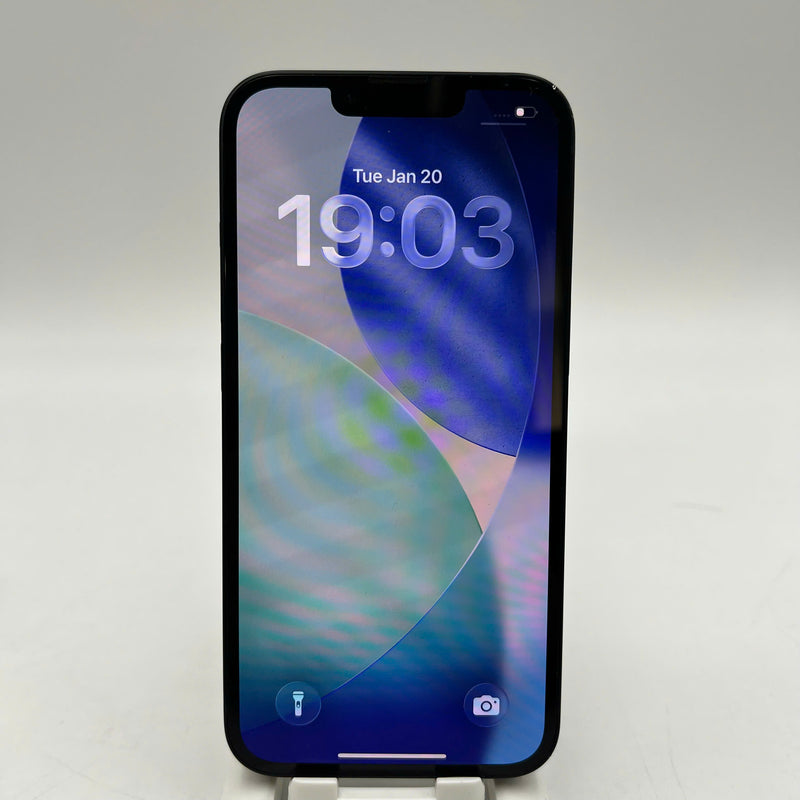 iPhone 13 128GB Black 98% battery 100% The device has paid all network fees and is used as an Apple International (Battery replaced, scratched edges) - HH0301 