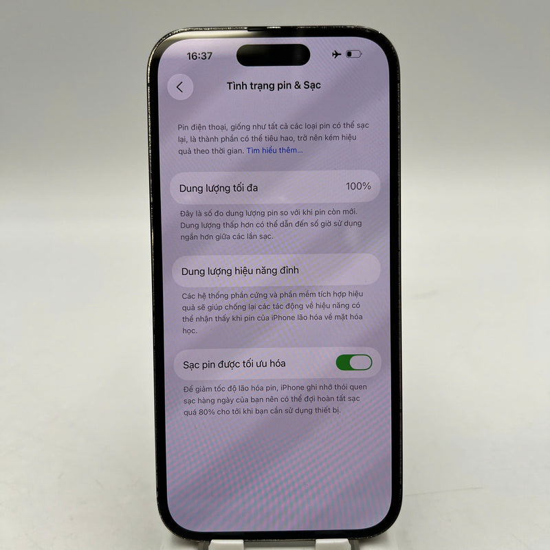 iPhone 14 Pro 256GB Black 97% battery 100% International from AU (No AU sim - Battery replaced, 0.5x/3x spots, bad scratches on the edge, scratched orange edge) - HH9729 