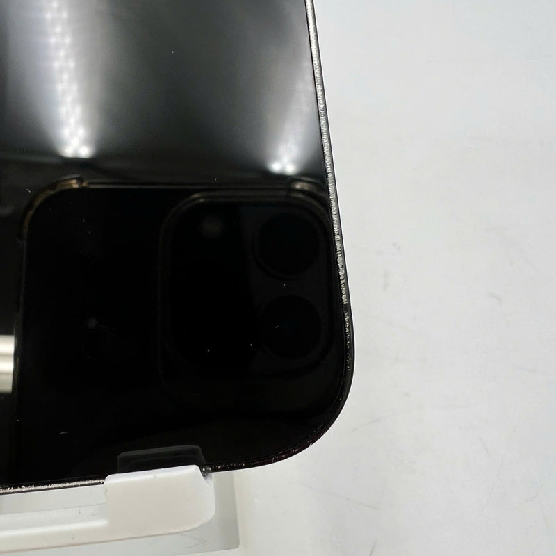 iPhone 14 Pro 256GB Black 97% battery 100% International from AU (No AU sim - Battery replaced, 0.5x/3x spots, bad scratches on the edge, scratched orange edge) - HH9729 