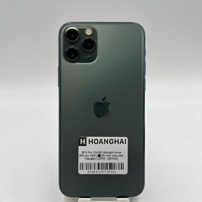 iPhone 11 Pro 256GB Green 98% battery 100% The device has paid all network fees and is used like Apple International (Replaced battery, screen scratches, edges scratches, 1x spot) - HH9426 