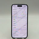 iPhone 14 Pro 128GB Purple 98% battery 100% International from AU (No AU sim used - Battery replaced, scratched paint on edge, scratched orange edge, 3x spots) - HH0206 