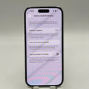 iPhone 14 Pro 128GB Purple 98% battery 100% International from AU (No AU sim used - Battery replaced, scratched paint on edge, scratched orange edge, 3x spots) - HH0206 