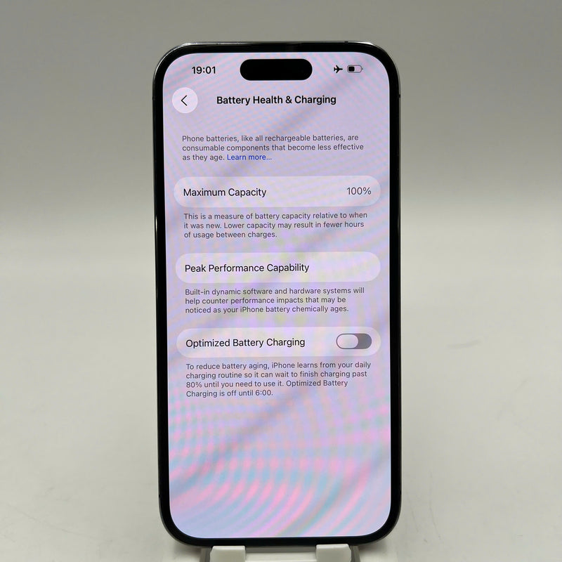 iPhone 14 Pro 128GB Purple 98% battery 100% International from AU (No AU sim used - Battery replaced, scratched paint on edge, scratched orange edge, 3x spots) - HH0206 