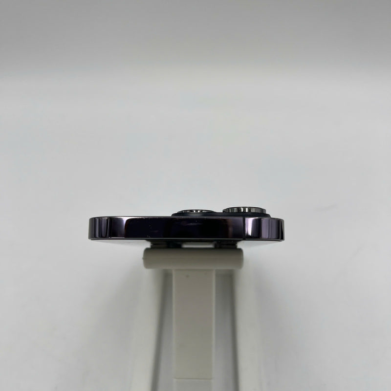 iPhone 14 Pro 128GB Purple 98% battery 100% International from AU (No AU sim used - Battery replaced, scratched paint on edge, scratched orange edge, 3x spots) - HH0206 