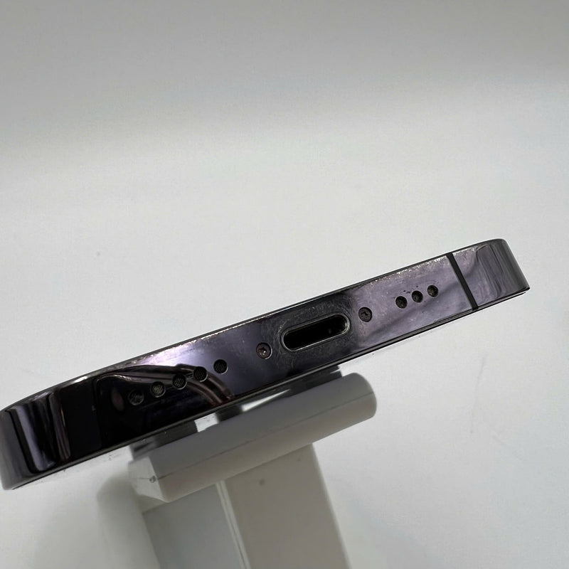 iPhone 14 Pro 128GB Purple 98% battery 100% International from AU (No AU sim used - Battery replaced, scratched paint on edge, scratched orange edge, 3x spots) - HH0206 