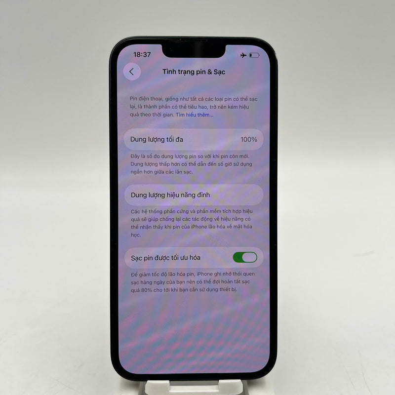 iPhone 14 128GB Black 98% battery 100% The device has paid all network fees and is used like an Apple International (Battery replaced, dark edges, scratches on edges, scratches on the cam edge) - HH4304 