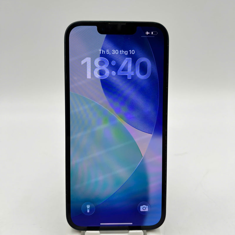 iPhone 14 128GB Black 98% battery 100% Apple International (Replaced battery, scratched edges, scratched orange edges) - HH9722 