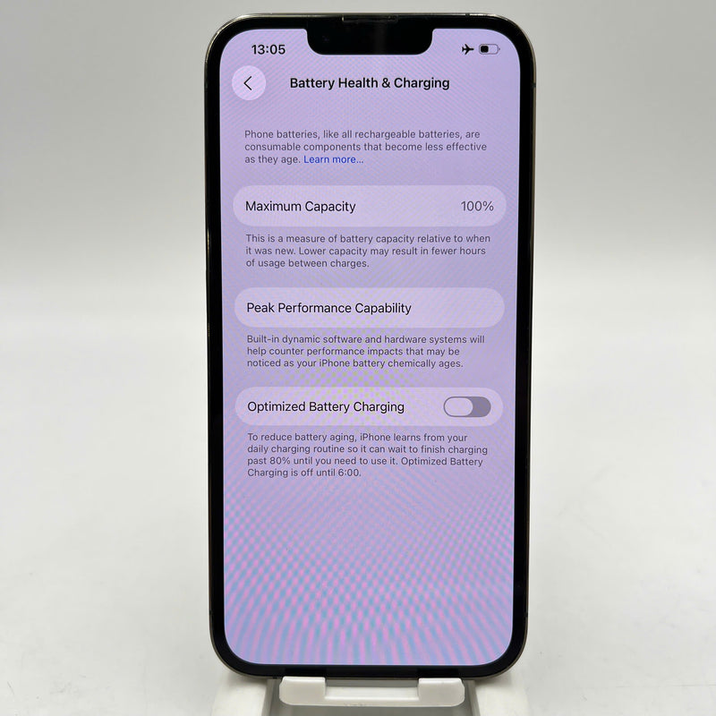 iPhone 13 Pro 128GB Green 98% battery 100% The device has paid off all network fees and is used like Apple International (Replaced battery, 3x spots, scratched screen, scratched edges) - HH0516