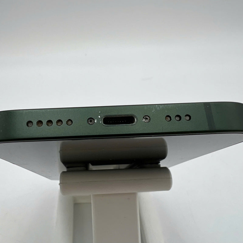 iPhone 13 128GB Green 98% battery 100% International from AU (No AU sim - Battery replaced, dented edges) - HH0033 