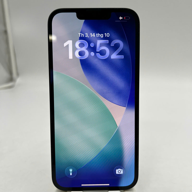 iPhone 14 128GB Black 98% battery 100% International from AU (No AU sim - Replaced battery, scratched orange edge) - HH4980 