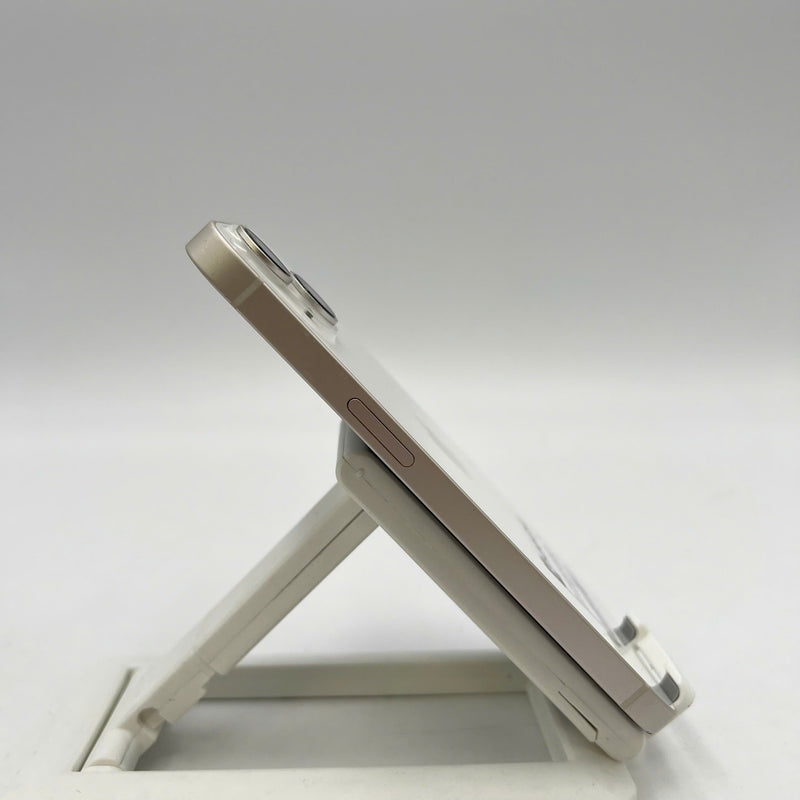 iPhone 14 128GB White 98% battery 100% Apple International (Replaced battery, scratched edges, scratched orange edges) - HH3823 