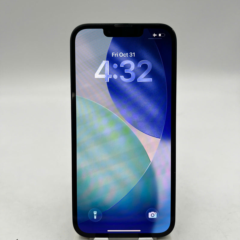 iPhone 13 128GB Black 98% battery 100% International from AU (No AU sim - Battery replaced, dark edges, scratches) - HH3830 