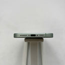 iPhone 15 128GB Green 98% battery 100% Apple International (Replaced battery, scratched orange border) - HH4568 