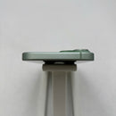 iPhone 15 128GB Green 98% battery 100% Apple International (Replaced battery, scratched orange border) - HH4568 