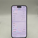 iPhone 15 Pro 256GB Black 98% battery 100% International from AU (No AU sim - Battery replaced, 0.5x spots) - HH6093 