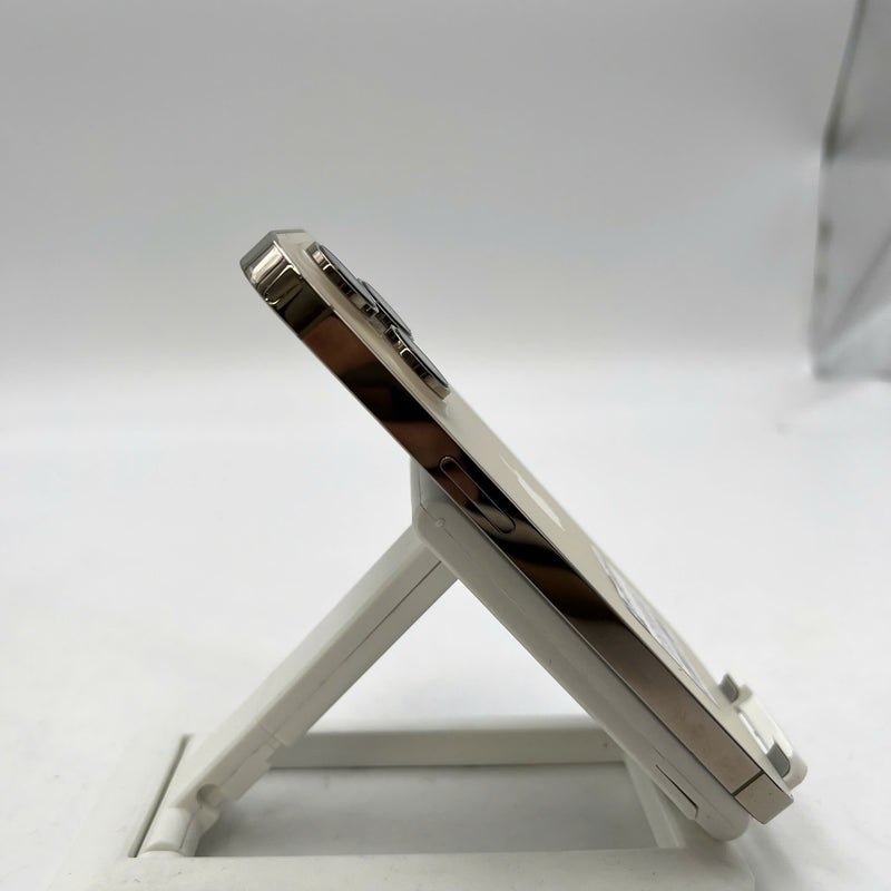 iPhone 14 Pro 256GB Gold 98% battery 100% International from AU (No AU sim - Battery replaced, 0.5x/3x spots, scratched screen, scratched edges, scratched orange edges) - HH3343 