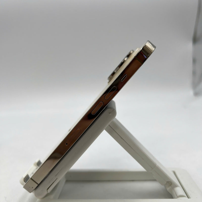 iPhone 14 Pro 256GB Gold 98% battery 100% International from AU (No AU sim - Battery replaced, 0.5x/3x spots, scratched screen, scratched edges, scratched orange edges) - HH3343 