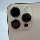 iPhone 14 Pro 256GB Gold 98% battery 100% International from AU (No AU sim - Battery replaced, 0.5x/3x spots, scratched screen, scratched edges, scratched orange edges) - HH3343 