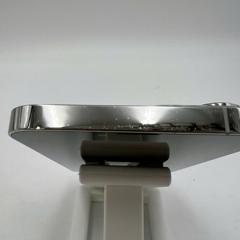 iPhone 13 Pro Max 128GB White 98% battery 100% International from DCM (No DCM sim used - Replaced battery, scratched edges, scratched orange edges, 1x spot) - HH3268 