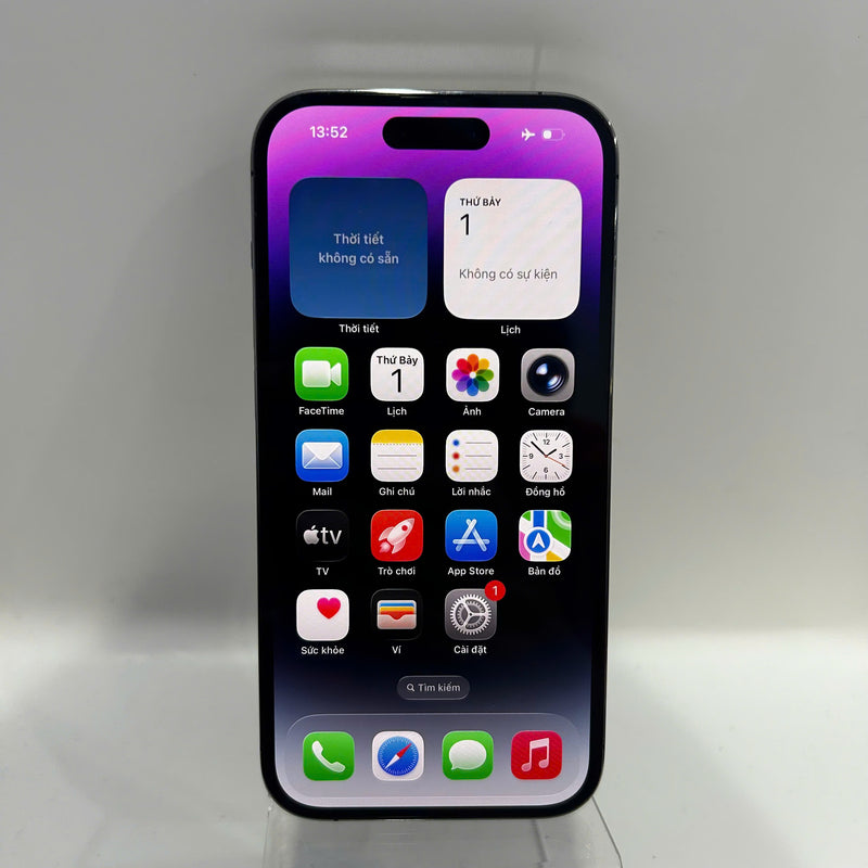 iPhone 14 Pro 256GB Purple 98% battery 100% International Apple (scratched screen, scratched edges, 0.5x/3x spots, DTP) - HH5001 