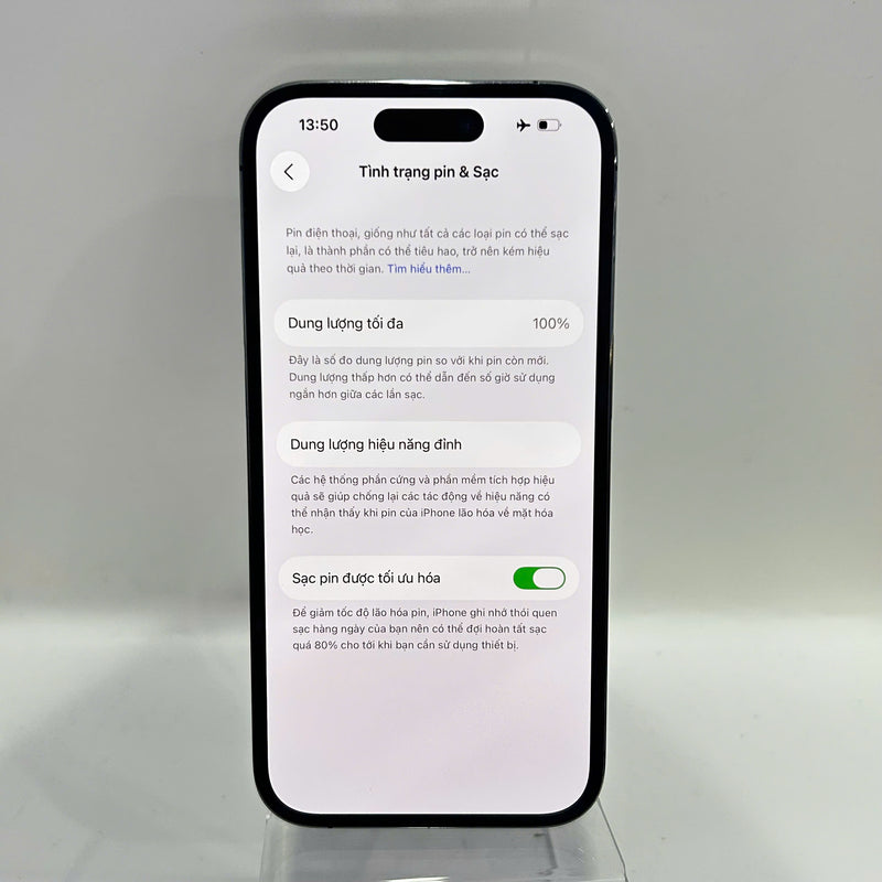 iPhone 14 Pro 256GB Purple 98% battery 100% International Apple (scratched screen, scratched edges, 0.5x/3x spots, DTP) - HH5001 