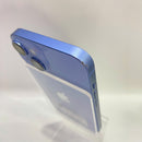 iPhone 14 128GB Blue 98% battery 100% International from AU (Does not use AU sim - scratched screen, cracked edges, DTP) - HH0171