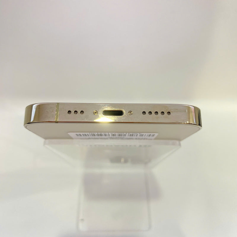iPhone 14 Pro 128GB Gold 98% battery 100% International Apple (3x spots, scratched screen, DTP) - HH5190