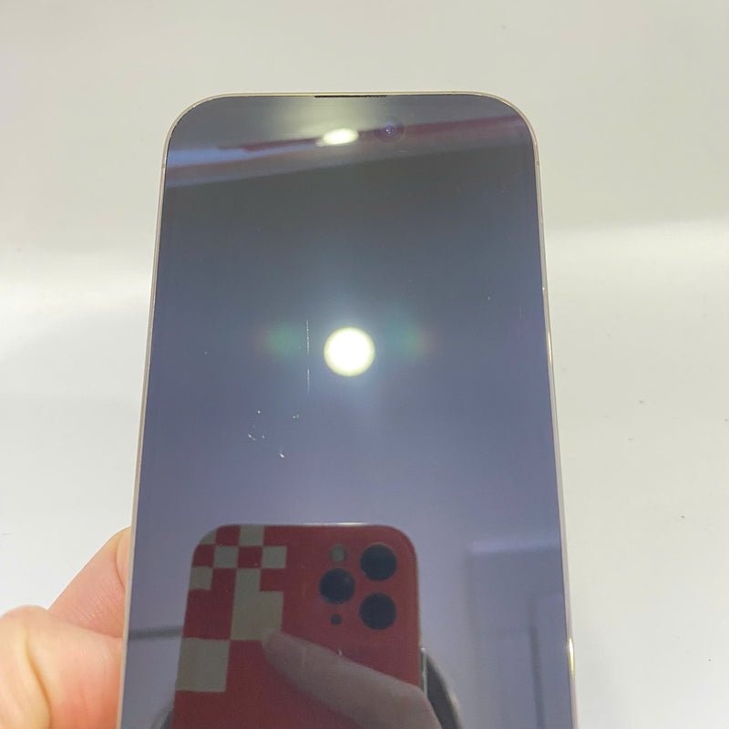 iPhone 14 Pro 128GB Gold 98% battery 100% International Apple (3x spots, scratched screen, DTP) - HH5190