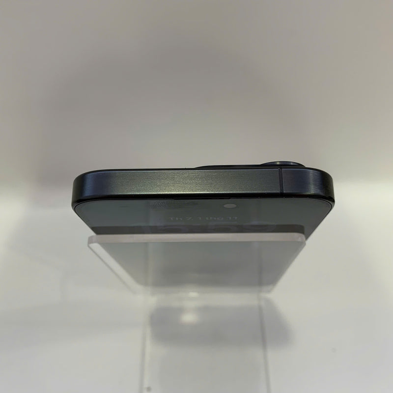 iPhone 15 Pro 128GB Black 98% battery 100% International Apple (dark back, scratched paint edges, DTP) - HH3204 